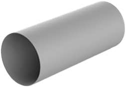 Kunststof kanaal Ø100mm - 700mm lang