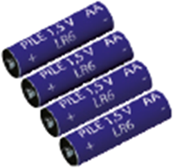 Batterijen 1.5V LR6 (pak van 4) ** 1784
