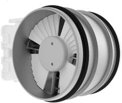 e-VAV 200-Co2 variabele volumeregelaar autonoom dia. 200 mm - max. 600 m3/h