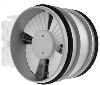 e-VAV 200-Co2 variabele volumeregelaar autonoom dia. 200 mm - max. 600 m3/h