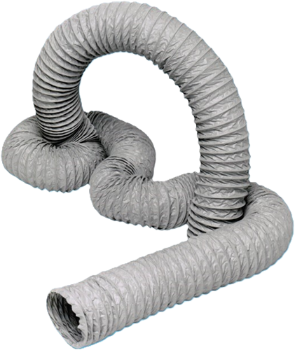 Grijze kunststof ventilatieslang 250 mm (6m)