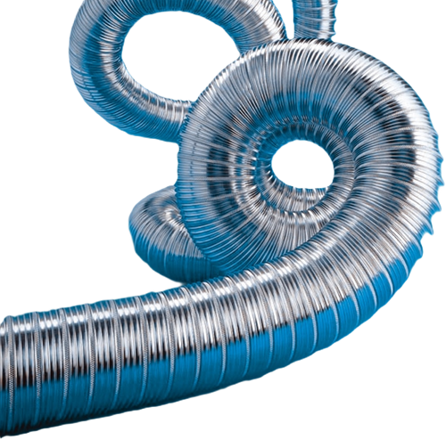 Semi flexibele aluminium ventilatieslang 400 mm (3m)