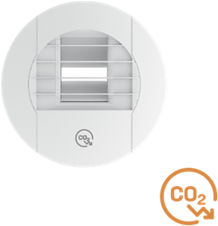 ALIZE zelfregelend afzuigventiel 10 - 100 m3/h CO2 12V 100mm ** 4000