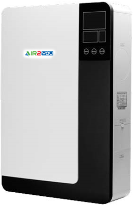 DWQ150CO2 Decentrale WTW-unit 150 m3/h Co2 gestuurd