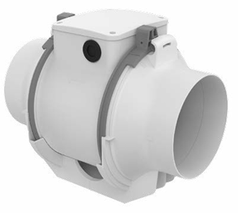 LINEAIR 100 Mixed-flow buisventilator 260m3/h