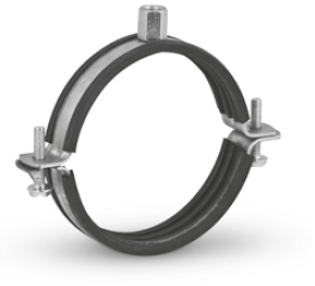 Ophangbeugel 200 mm met rubber