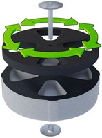 Geluiddemper Peflex systeem 100mm-3