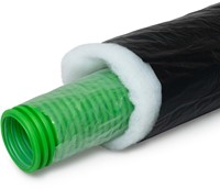 Isolatiehoes 25mm voor Peflex ventilatiekanalen -10 m-2
